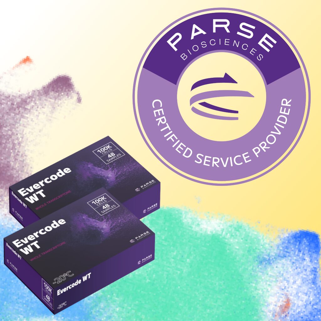 Single Cell Parse Evercode services - SeqMatic is a Certified Service Provider for Parse Biosciences